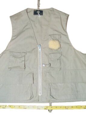 canvas fisherman vest outdoor fishing